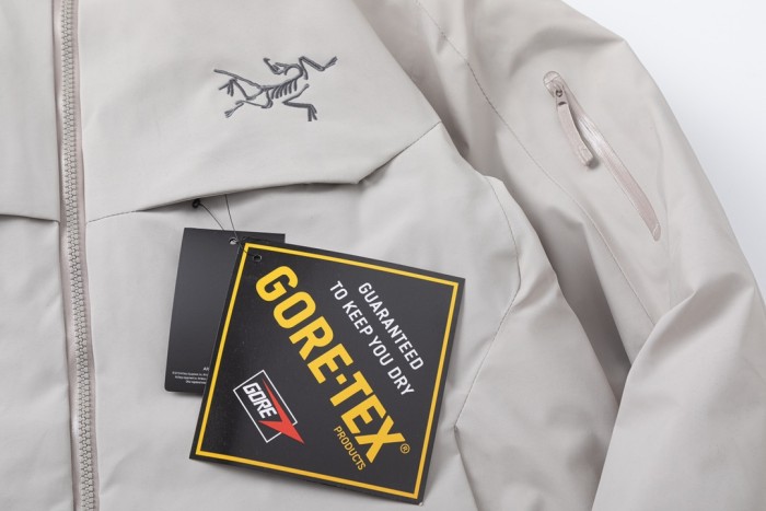 NIGO Arcteryx Autumn And Winter Solid Color Zipper Waterproof Windproof Long-Sleeved Hooded Jacket #nigo73572