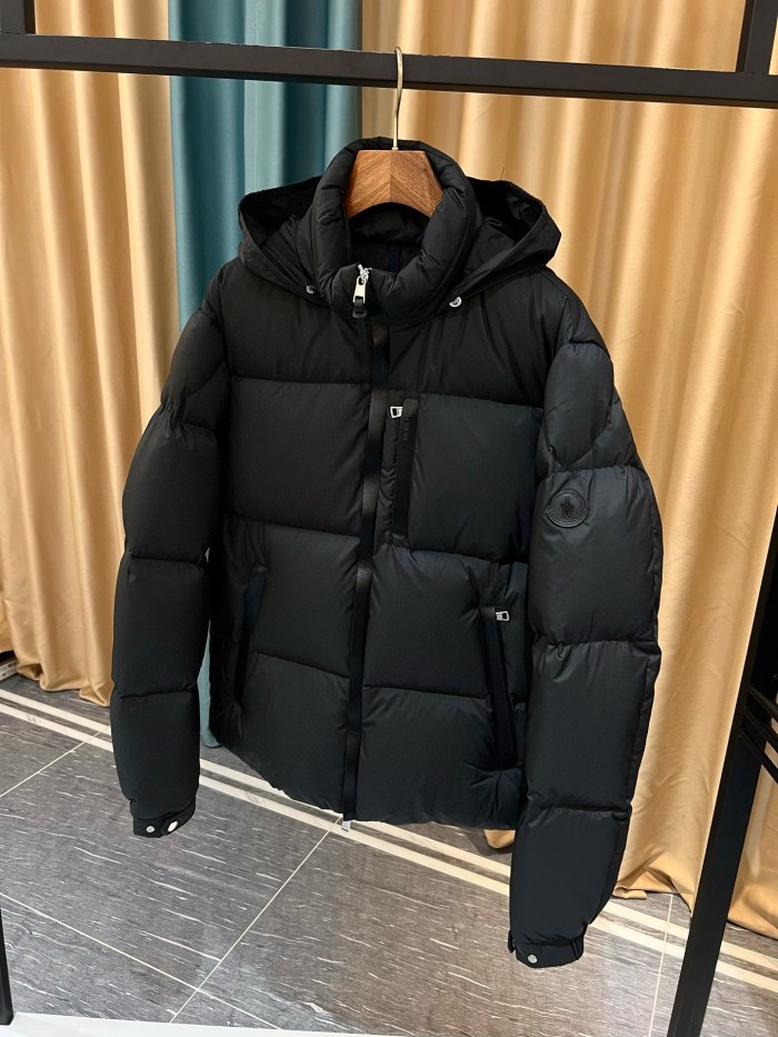 NIGO Moncler Men's Autumn and Winter Solid Color Standing Collar Zipper Long Sleeve Puffer Down Jacket #nigo73584