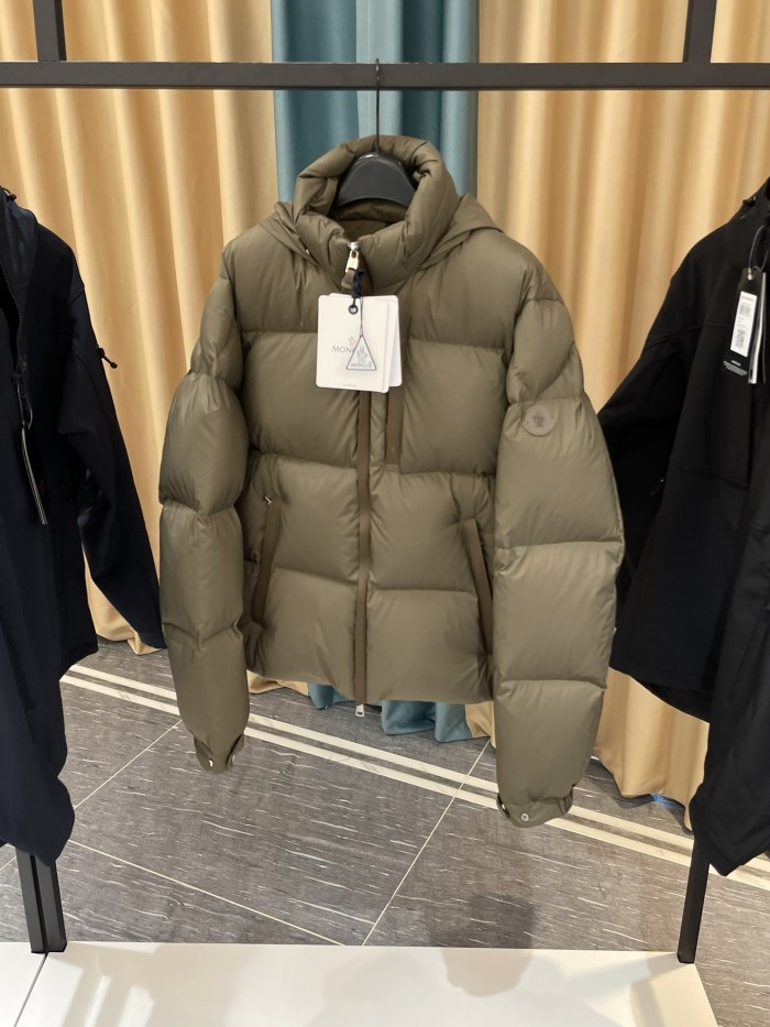 NIGO Moncler Men's Autumn and Winter Solid Color Standing Collar Zipper Long Sleeve Puffer Down Jacket #nigo73584