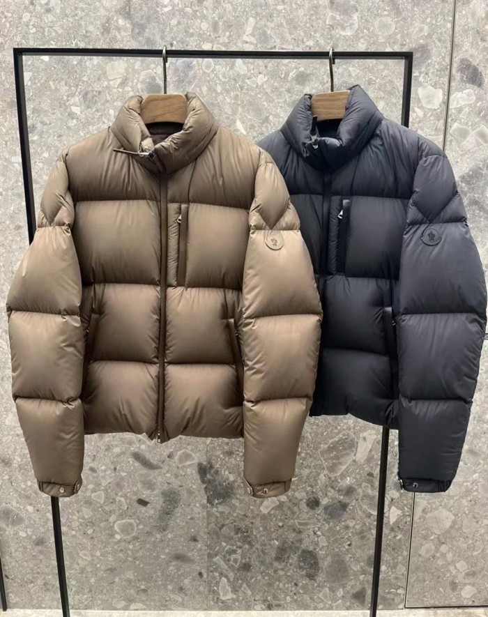 NIGO Moncler Men's Autumn and Winter Solid Color Standing Collar Zipper Long Sleeve Puffer Down Jacket #nigo73584