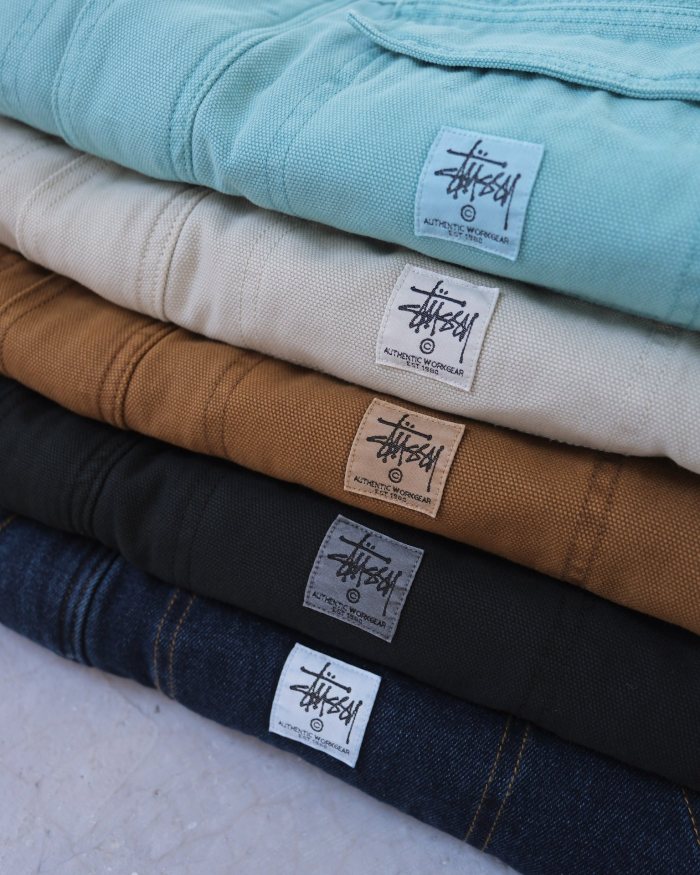NIGO Stussy Men's Autumn and Winter Solid Color Pocket Zipper Warm Workwear Long Sleeve Jacket #nigo73616