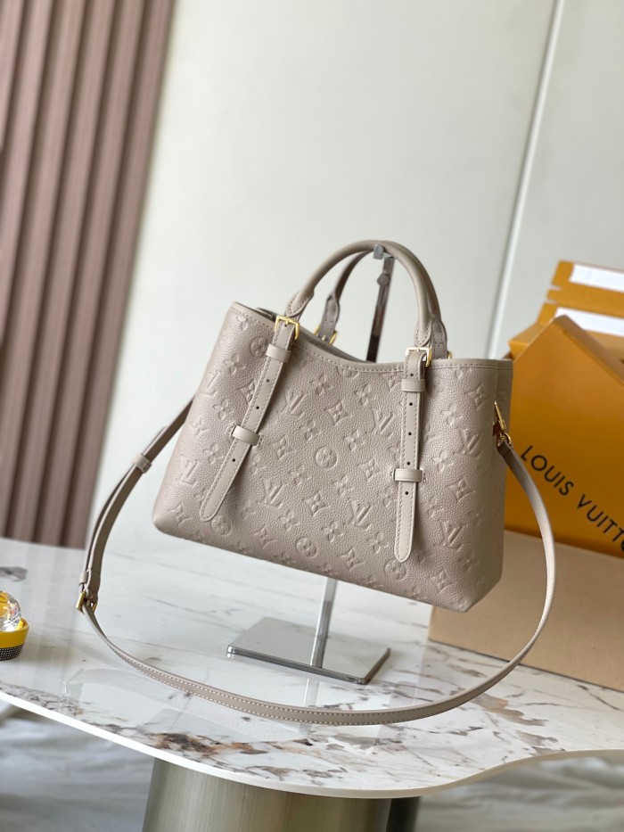 NIGO Louis Vuitton Babylone Tote Women's Solid Color Monogram Embossed Printed Adjustable Handle Leather Tote Bag Bags #nigo73636