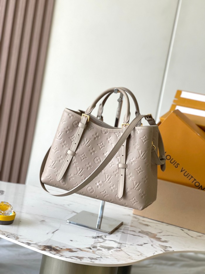 NIGO Louis Vuitton Babylone Tote Women's Solid Color Monogram Embossed Printed Adjustable Handle Leather Tote Bag Bags #nigo73636