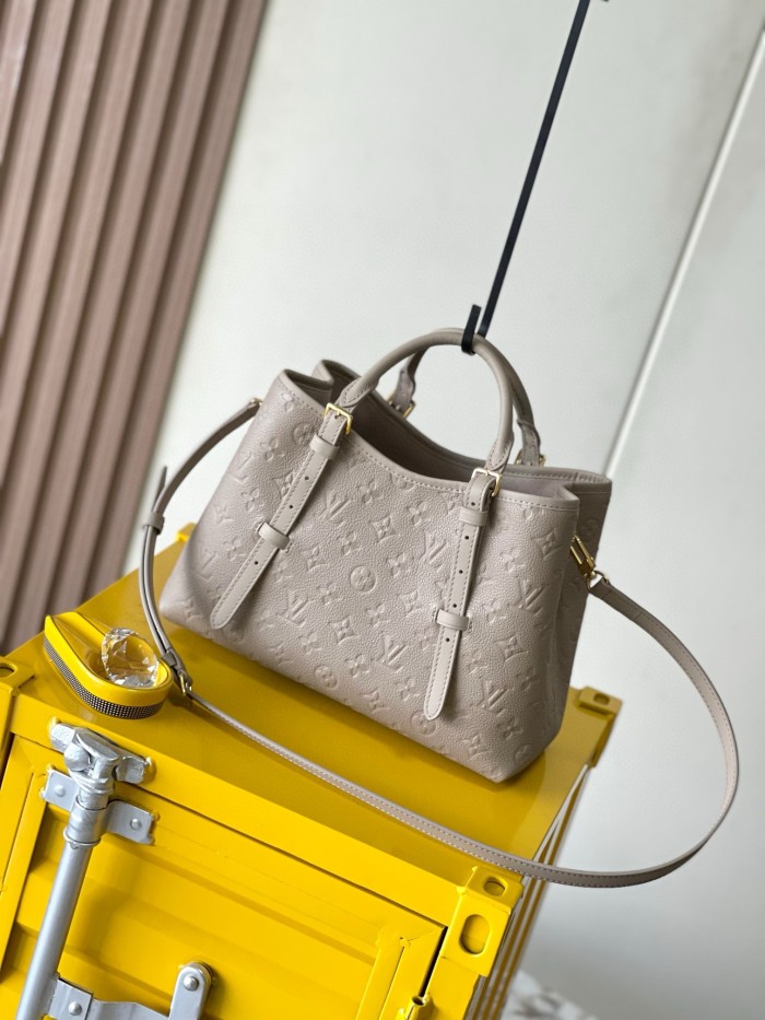 NIGO Louis Vuitton Babylone Tote Women's Solid Color Monogram Embossed Printed Adjustable Handle Leather Tote Bag Bags #nigo73636