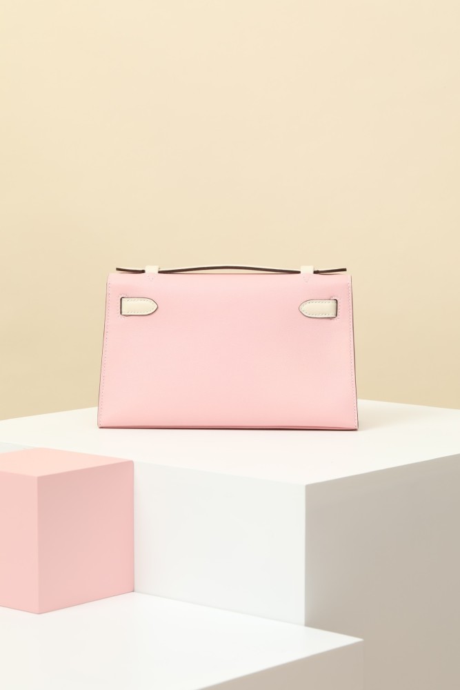 NIGO Hermes Women Pure Color Metal Buckle Cowhide Handbag Bag Bags #nigo73649