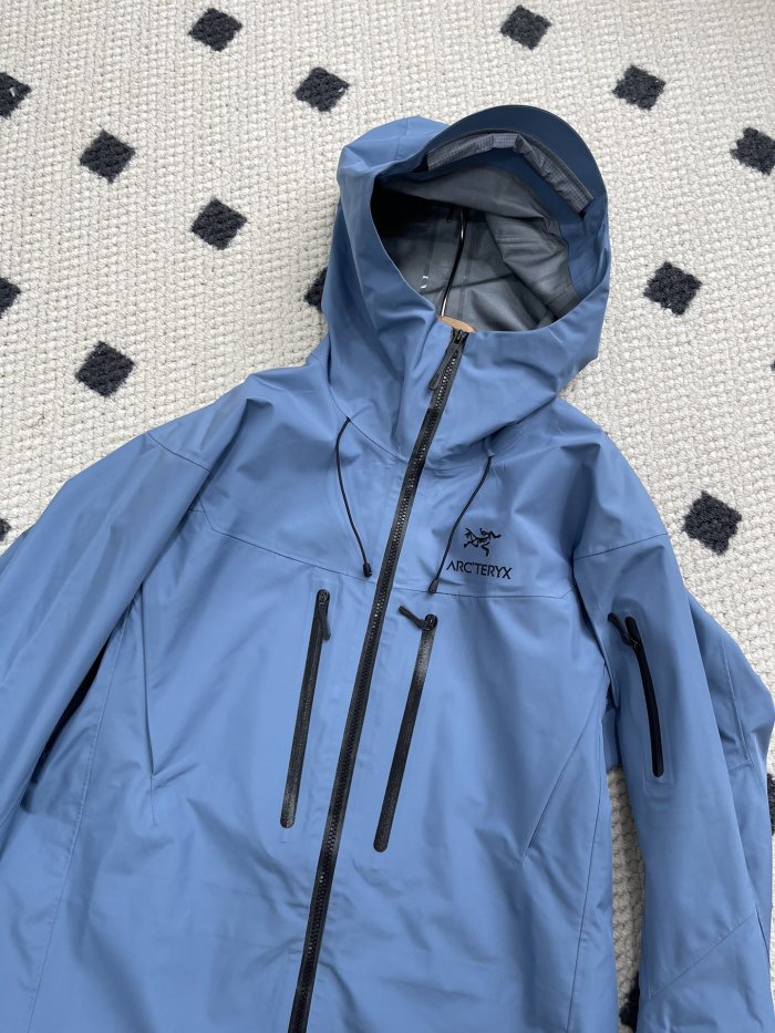 NIGO Arcteryx Autumn And Winter Solid Color Zipper Waterproof Windproof Long-Sleeved Hooded Jacket #nigo73669