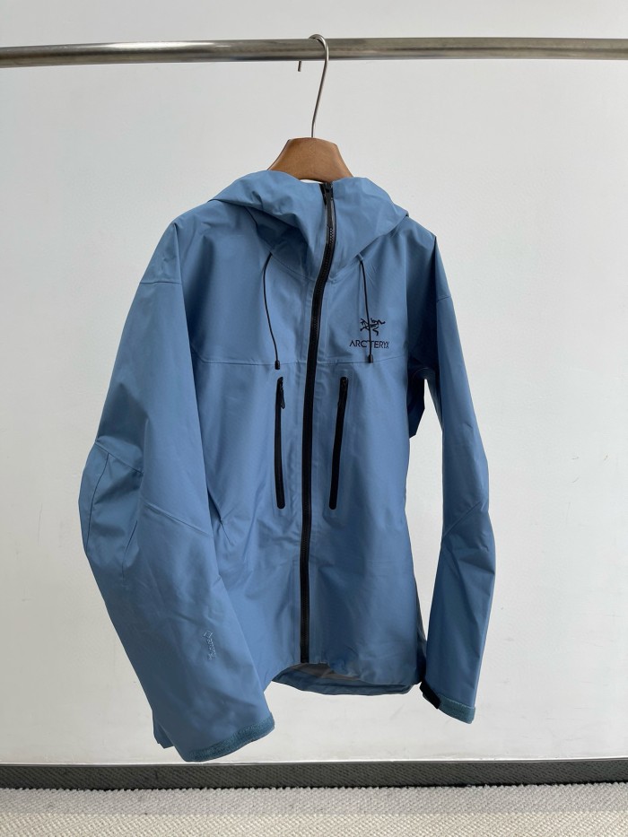 NIGO Arcteryx Autumn And Winter Solid Color Zipper Waterproof Windproof Long-Sleeved Hooded Jacket #nigo73669