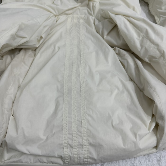NIGO Adidas Men's and Women's Spring and Autumn Solid Color Quilted Logo Drawstring Zipper Down Vests Jacket #nigo73672