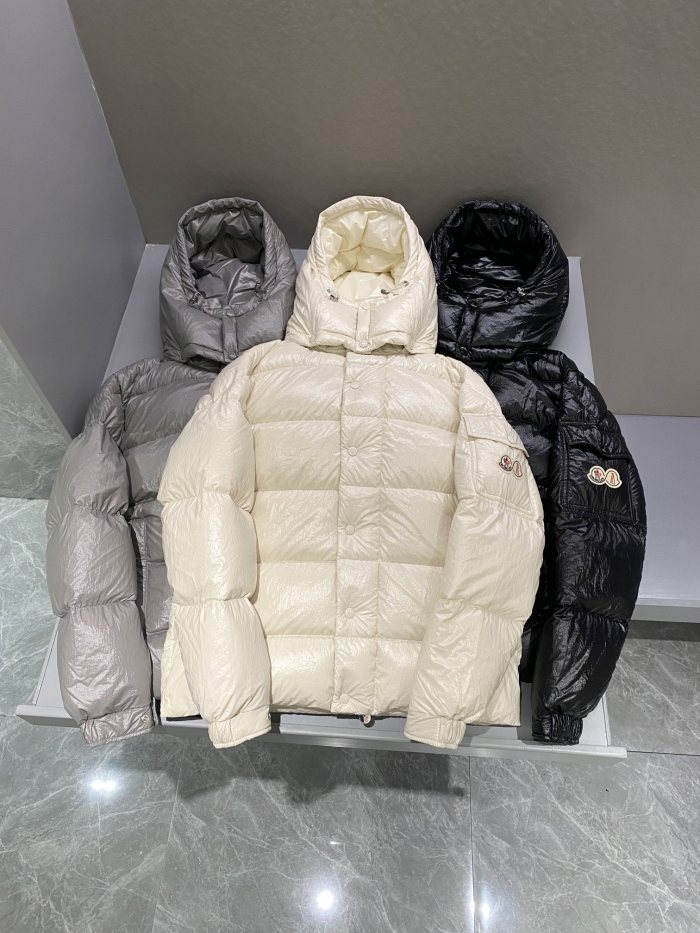 Nigo Moncler Men's Winter Solid Color Warm Zipper Casual Hooded Long Sleeve Puffer Down Jacket #nigo73683