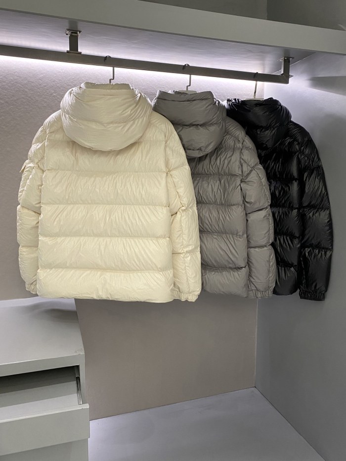 Nigo Moncler Men's Winter Solid Color Warm Zipper Casual Hooded Long Sleeve Puffer Down Jacket #nigo73683