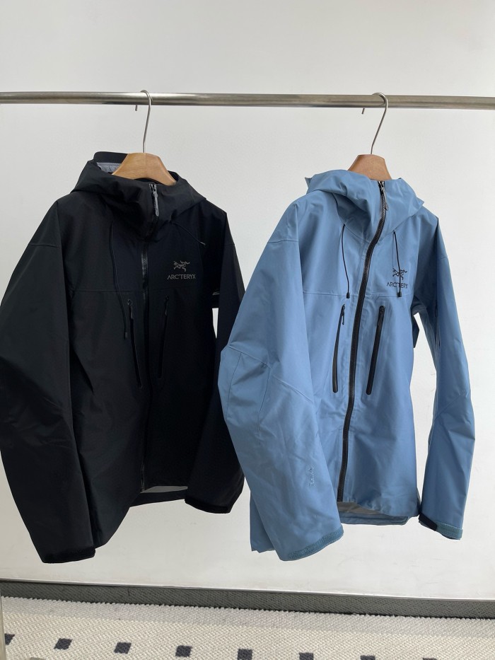 NIGO Arcteryx Autumn And Winter Solid Color Zipper Waterproof Windproof Long-Sleeved Hooded Jacket #nigo73669