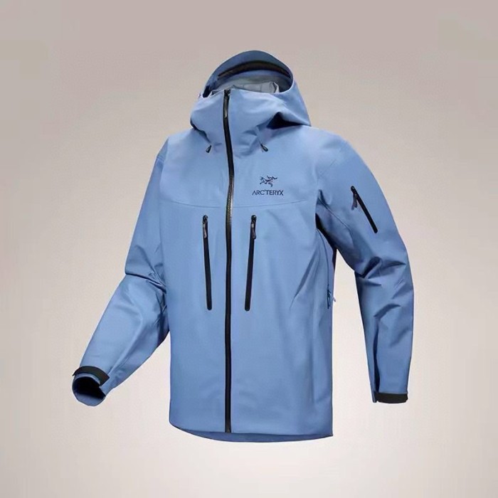 NIGO Arcteryx Autumn And Winter Solid Color Zipper Waterproof Windproof Long-Sleeved Hooded Jacket #nigo73669