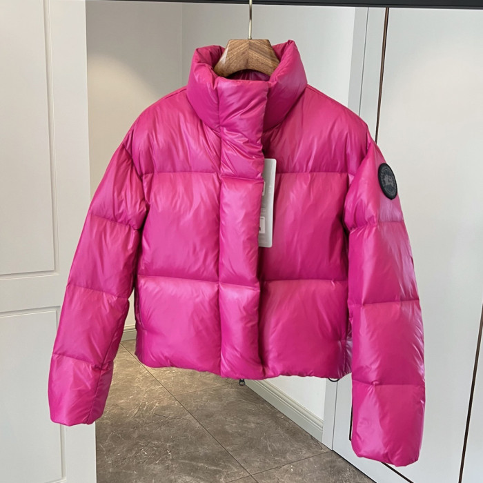NIGO Canada Goose Women's Winter Solid Color Standing Collar Zipper Long Sleeve Puffer Down Jacket #nigo73694