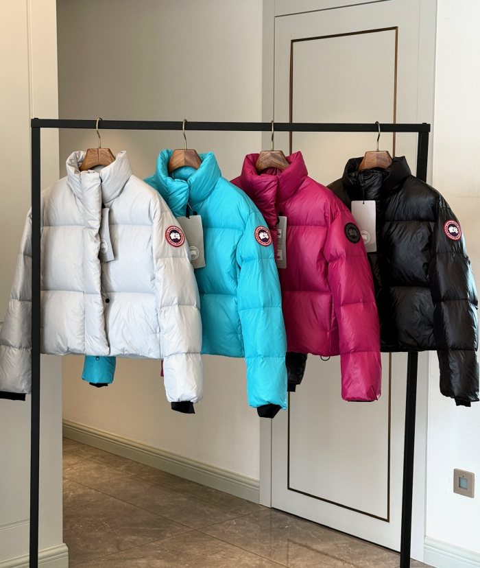 NIGO Canada Goose Women's Winter Solid Color Standing Collar Zipper Long Sleeve Puffer Down Jacket #nigo73694