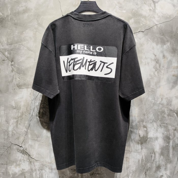 NIGO Vetements Men's Summer Black Round Neck Cotton Comfortable Loose Logo Printed Short Sleeve T-Shirt #nigo73713
