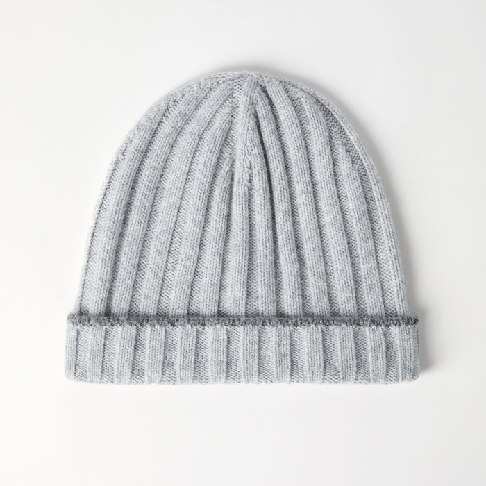NIGO Brunello Cucinelli Men's Autumn And Winter Simple Solid Color Cashmere Ribbed Knit Beanie Casual Pullover Hat Ngvp #nigo9484