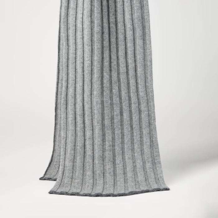 NIGO Brunello Cucinelli  Men's Fashion Ribbed Knit Cashmere Casual Solid Color Scarf Ngvp #nigo9483