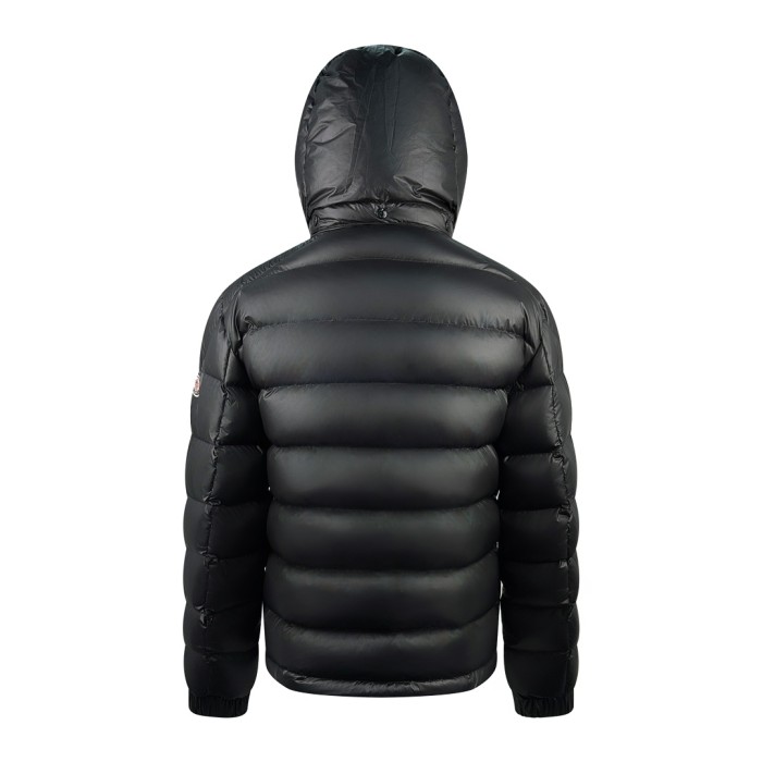 NIGO Moncler Men's Fall/Winter Batman Logo Adjustable Cuffs Hooded Single Breasted Long Sleeve Puffer Down Jacket #nigo73741