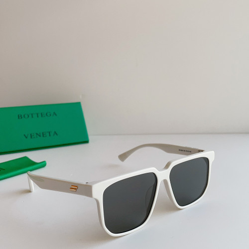 NIGO Bottega Veneta Women's Solid Color Logo Detail Irregular Shape Sunglasses Eyeglasses Glasses #nigo73746