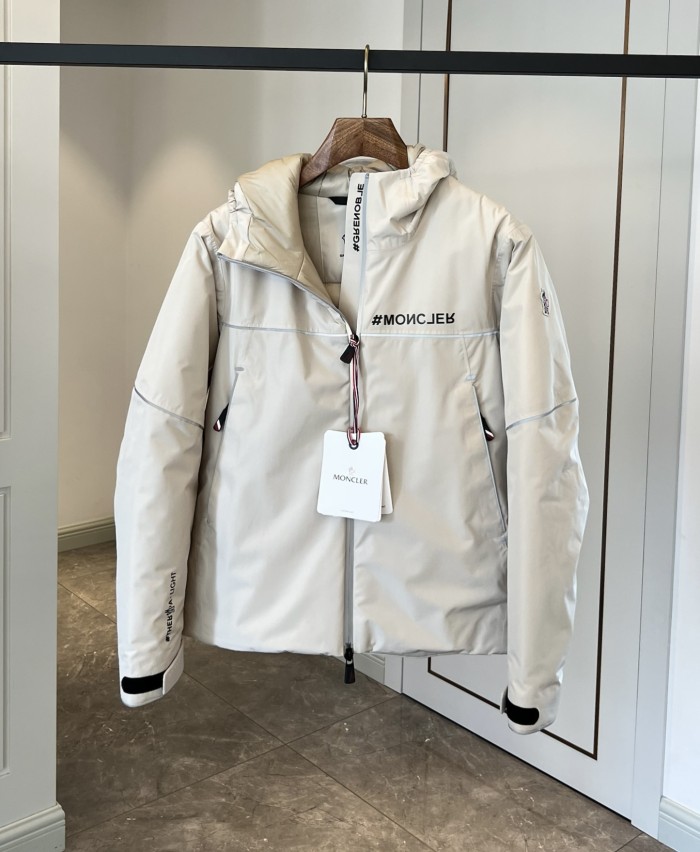NIGO Moncler Women's Autumn and Winter Letter Printed Zipper Long Sleeve Puffer Down Jacket #nigo73757