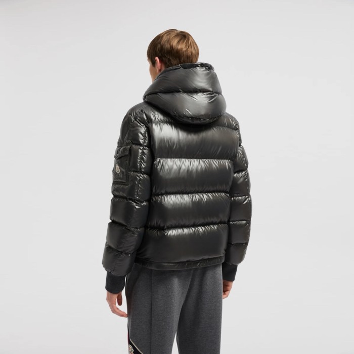 NIGO Moncler Men's Autumn and Winter Solid Color Nylon Waterproof Fabric Hooded Zipper Long Sleeve Puffer Down Jacket #nigo73749