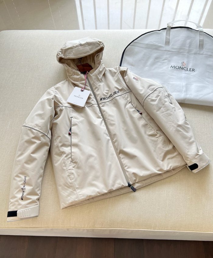 NIGO Moncler Women's Autumn and Winter Letter Printed Zipper Long Sleeve Puffer Down Jacket #nigo73757