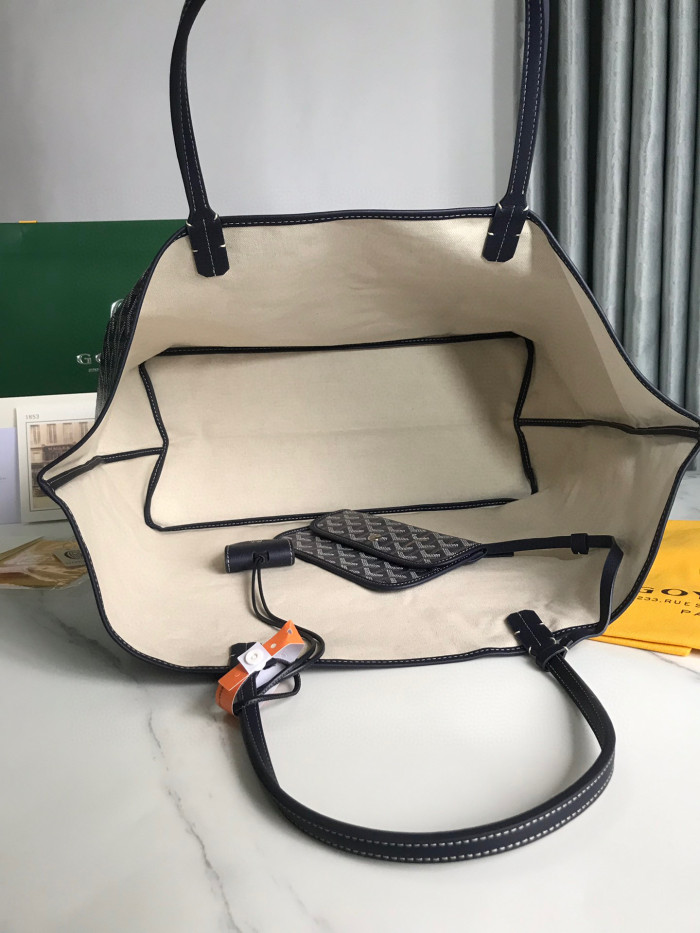 NIGO GOYARD Men's Women Saint Louis GM Handbag Y Full Print Casual Mother Bag Leather Shoulder Bag Tote Bags #nigo71687