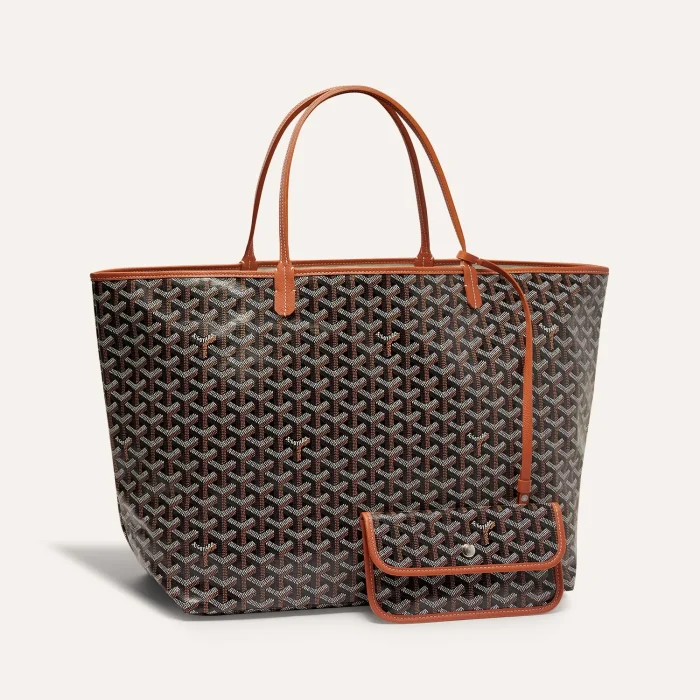 NIGO GOYARD Men's Women Saint Louis GM Handbag Y Full Print Casual Mother Bag Leather Shoulder Bag Tote Bags #nigo71687