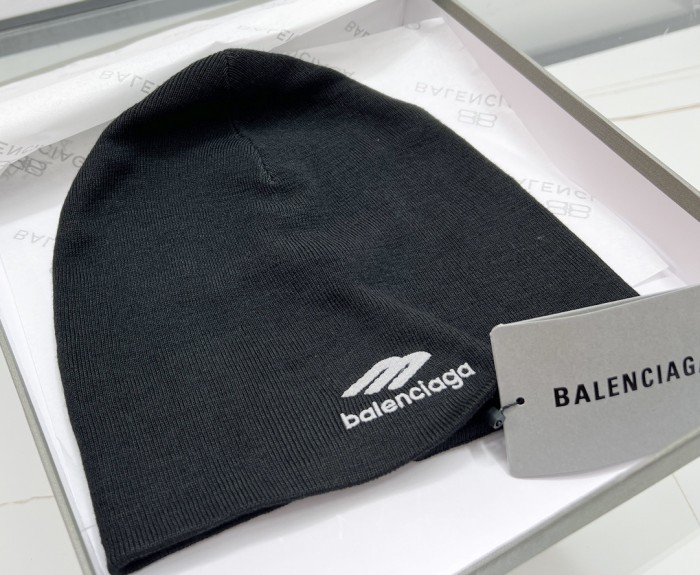 NIGO Balenciaga Women's Autumn and Winter Solid Color Knitted Warm Fleece Hat Cap #nigo73784