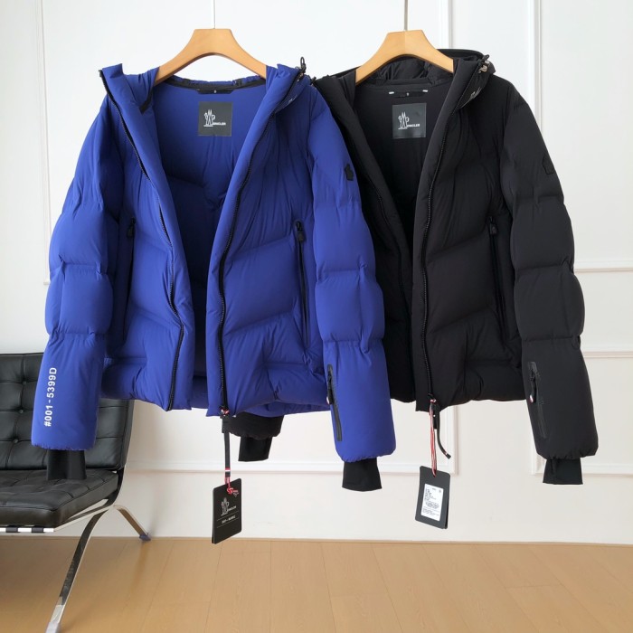 NIGO Moncler Men's Autumn and Winter Solid Color Zipper Hooded Long Sleeve Fitted Puffer Down Jacket #nigo73779