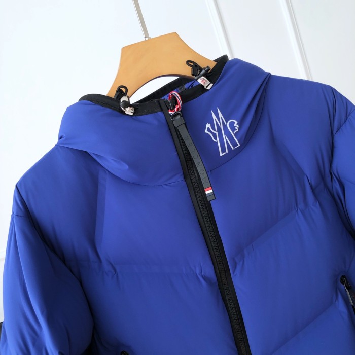NIGO Moncler Men's Autumn and Winter Solid Color Zipper Hooded Long Sleeve Fitted Puffer Down Jacket #nigo73779