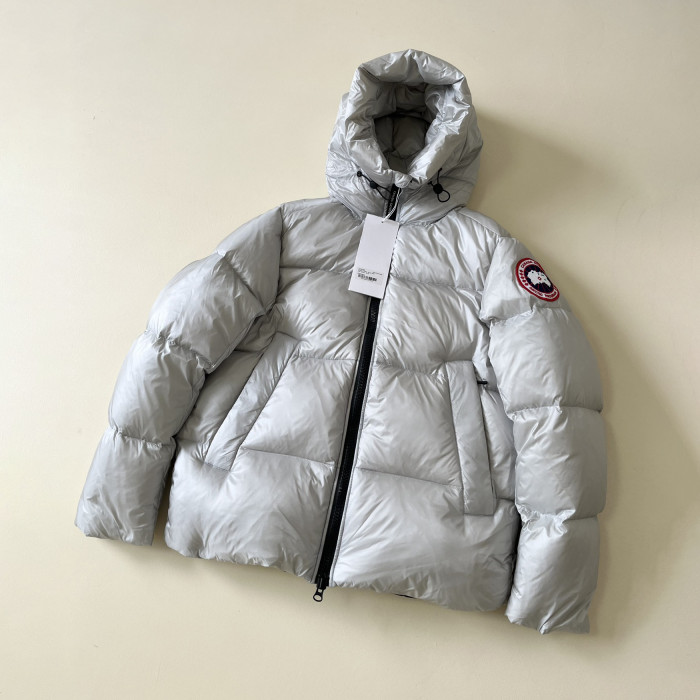 NIGO Canada Goose Men's Autumn and Winter Solid Color Hooded Long Sleeve Lined Removable Elastic Back Puffer Down Jacket #nigo73778