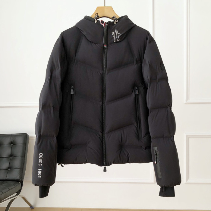 NIGO Moncler Men's Autumn and Winter Solid Color Zipper Hooded Long Sleeve Fitted Puffer Down Jacket #nigo73779