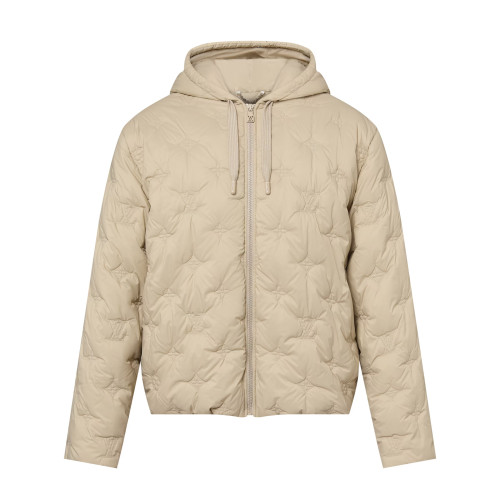 NIGO Louis Vuitton Women's Autumn and Winter Embroidered Letter Printed Solid Color Hooded Zipper Long Sleeve Cotton Jacket #nigo73787