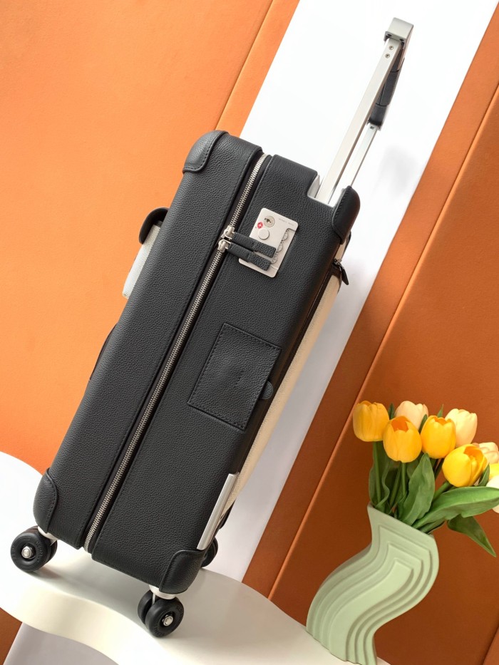 NIGO Hermes Fashion Color Blocking Canvas Splicing Leather Luggage Leisure Multi-Pocket Bag Bag Simple Boarding Box Suitcase Travel Box Ngvp #nigo9463