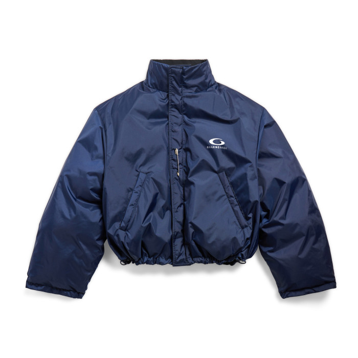 NIGO Balenciaga Women's Autumn and Winter Solid Color Reversible Letter Logo Pattern Printed Long Sleeve Puffer Down Jacket #nigo73839