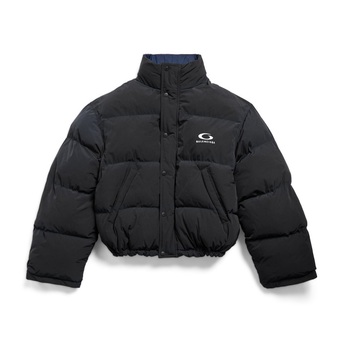 NIGO Balenciaga Women's Autumn and Winter Solid Color Reversible Letter Logo Pattern Printed Long Sleeve Puffer Down Jacket #nigo73839