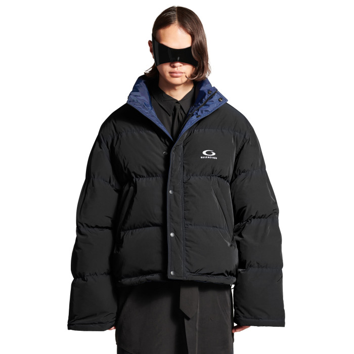 NIGO Balenciaga Women's Autumn and Winter Solid Color Reversible Letter Logo Pattern Printed Long Sleeve Puffer Down Jacket #nigo73839