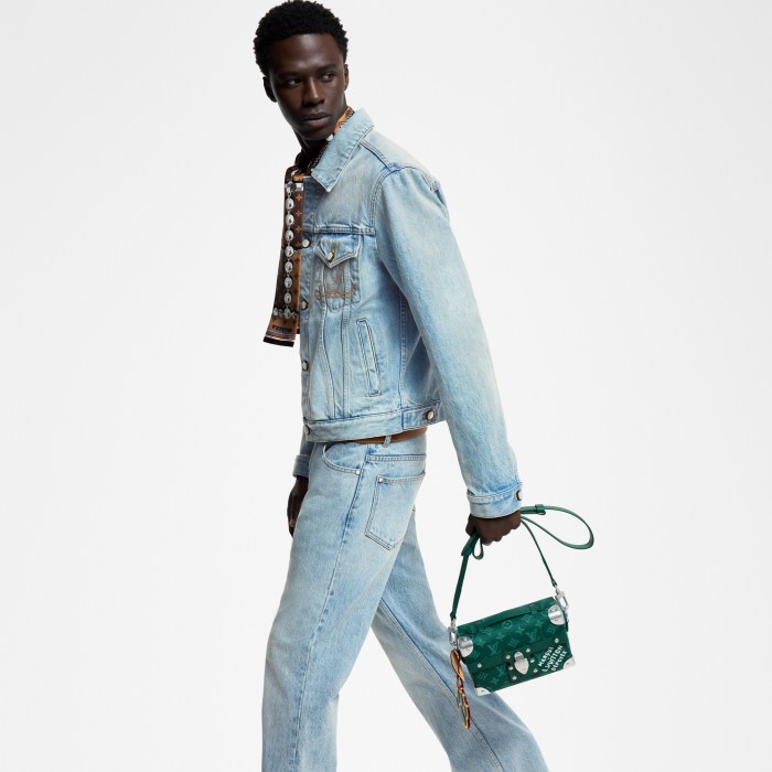 NIGO Louis Vuitton Men's SOUL TRUNK Handbag Logo Canvas Solid Color Casual Shoulder Crossbody Bag #nigo71692