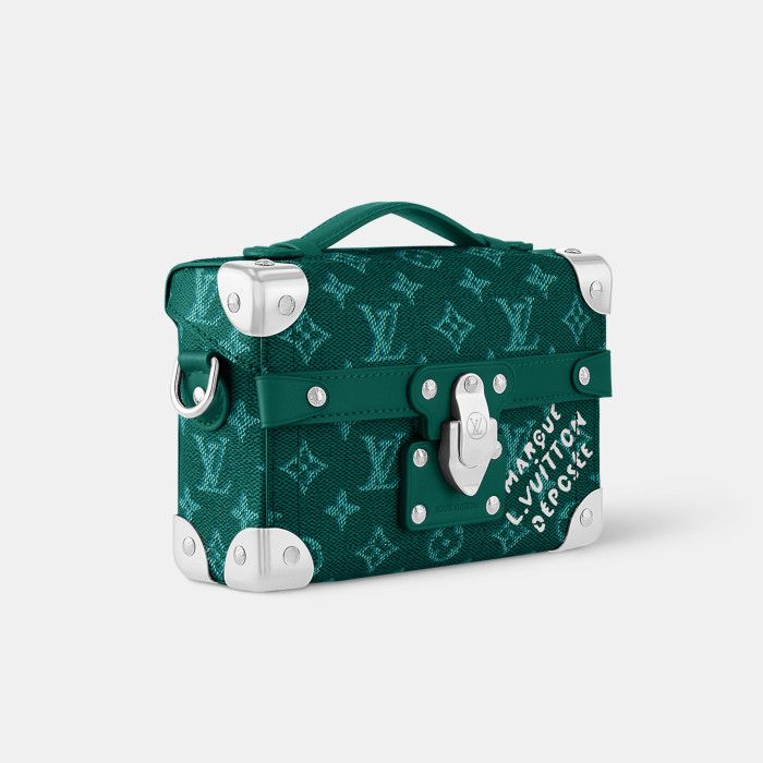 NIGO Louis Vuitton Men's SOUL TRUNK Handbag Logo Canvas Solid Color Casual Shoulder Crossbody Bag #nigo71692