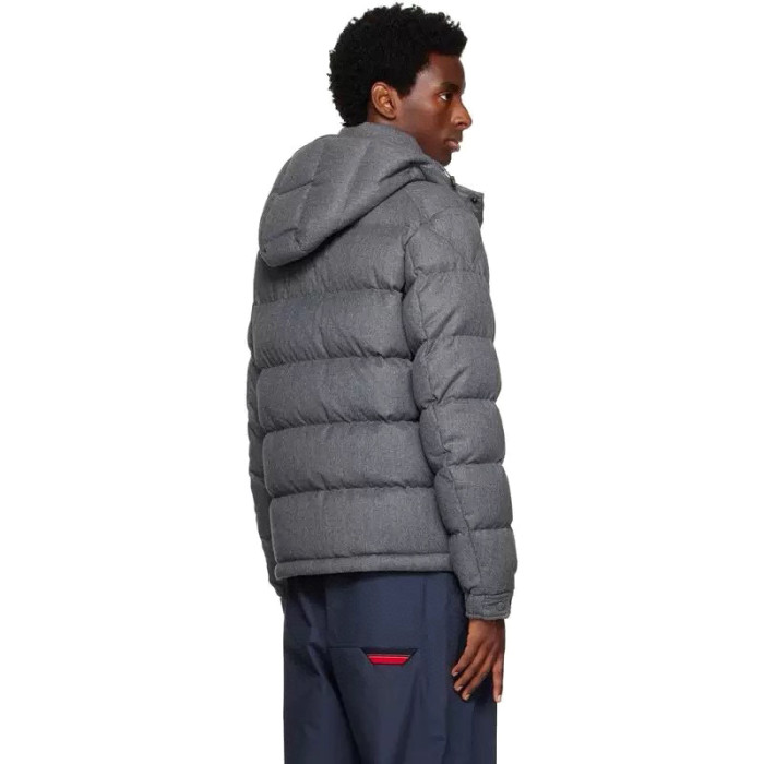 NIGO Moncler Men's Winter Solid Color Hooded Zipper Long Sleeve Puffer Down Jacket #nigo73858