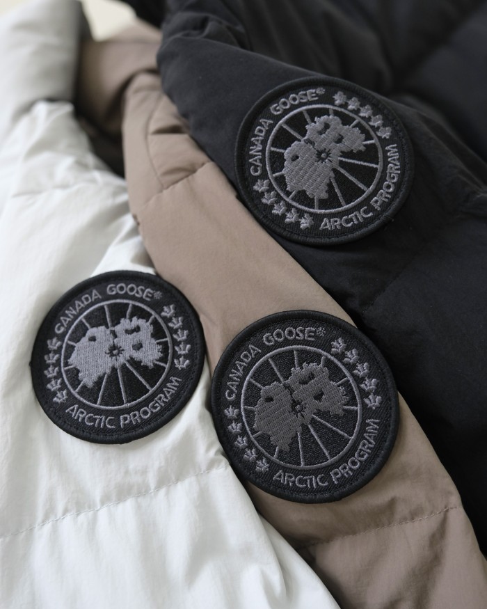 NIGO Canada Goose Men's and Women's Autumn and Winter Solid Color Standing Collar Zipper Long Sleeve Puffer Down Jacket #nigo73854