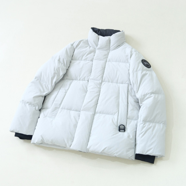 NIGO Canada Goose Men's and Women's Autumn and Winter Solid Color Standing Collar Zipper Long Sleeve Puffer Down Jacket #nigo73854