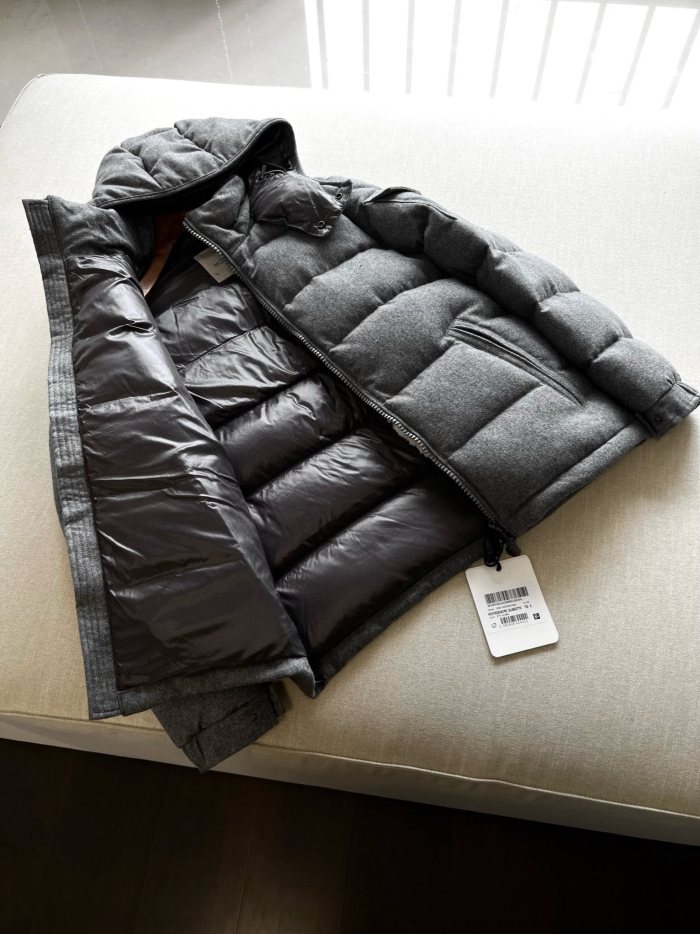 NIGO Moncler Men's Winter Solid Color Hooded Zipper Long Sleeve Puffer Down Jacket #nigo73858
