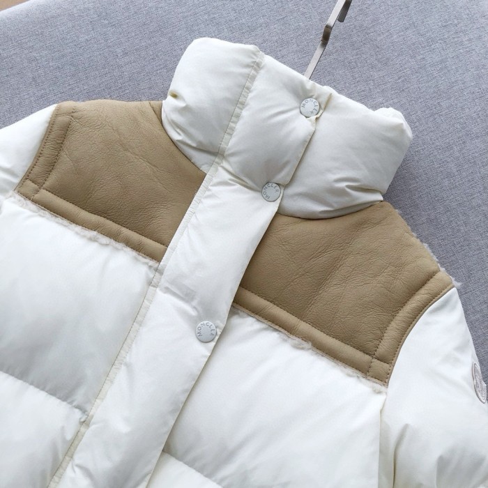 NIGO Moncler Women's Autumn and Winter Solid Color Standing Collar Zipper Puffer Down Long Sleeve Jacket #nigo73868