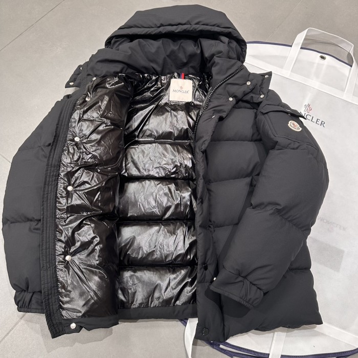 NIGO Moncler Men's Winter Solid Color Hooded Zipper Long Sleeve Puffer Down Jacket #nigo73863