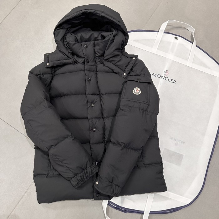 NIGO Moncler Men's Winter Solid Color Hooded Zipper Long Sleeve Puffer Down Jacket #nigo73863