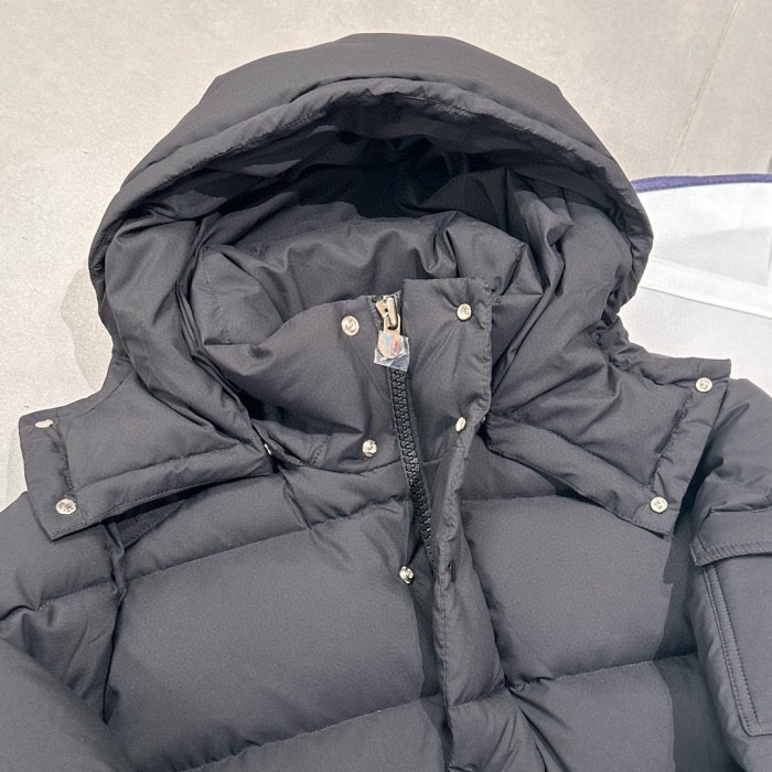NIGO Moncler Men's Winter Solid Color Hooded Zipper Long Sleeve Puffer Down Jacket #nigo73863