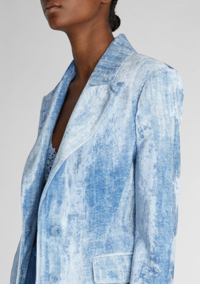 NIGO Ermanno Scervino Women's Colorblocking Single-Breasted Slim Long-Sleeved Suit Set Blazer Jacket Spring And Autumn Casual Gradient High-Waisted Pants Ngvp #nigo9531
