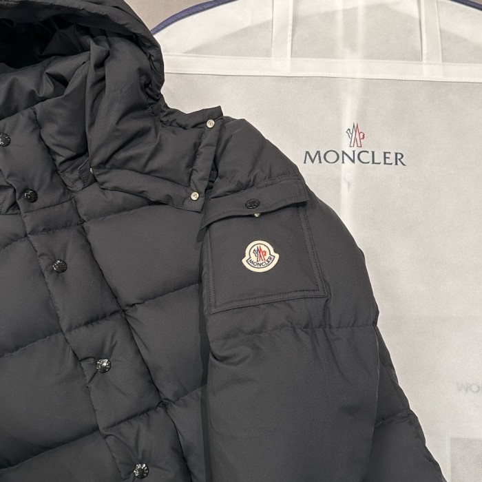 NIGO Moncler Men's Winter Solid Color Hooded Zipper Long Sleeve Puffer Down Jacket #nigo73863